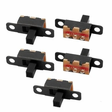 Stevens 5203 Midget Slide Switch 5 Pieces