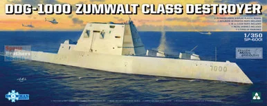 SNMSP6001 1:350 Snowman Model USS Zumwalt Class Destroyer DDG-1000