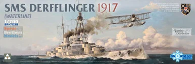 SNMSP7039 1:700 Snowman Model SMS Derfflinger 1917 (Waterline Series) with 3D Printed FF-33E