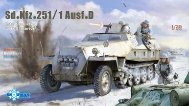 SNMSP8001 1:35 Snowman Model Sd.Kfz.251/1 Ausf.D Late with Full Interior