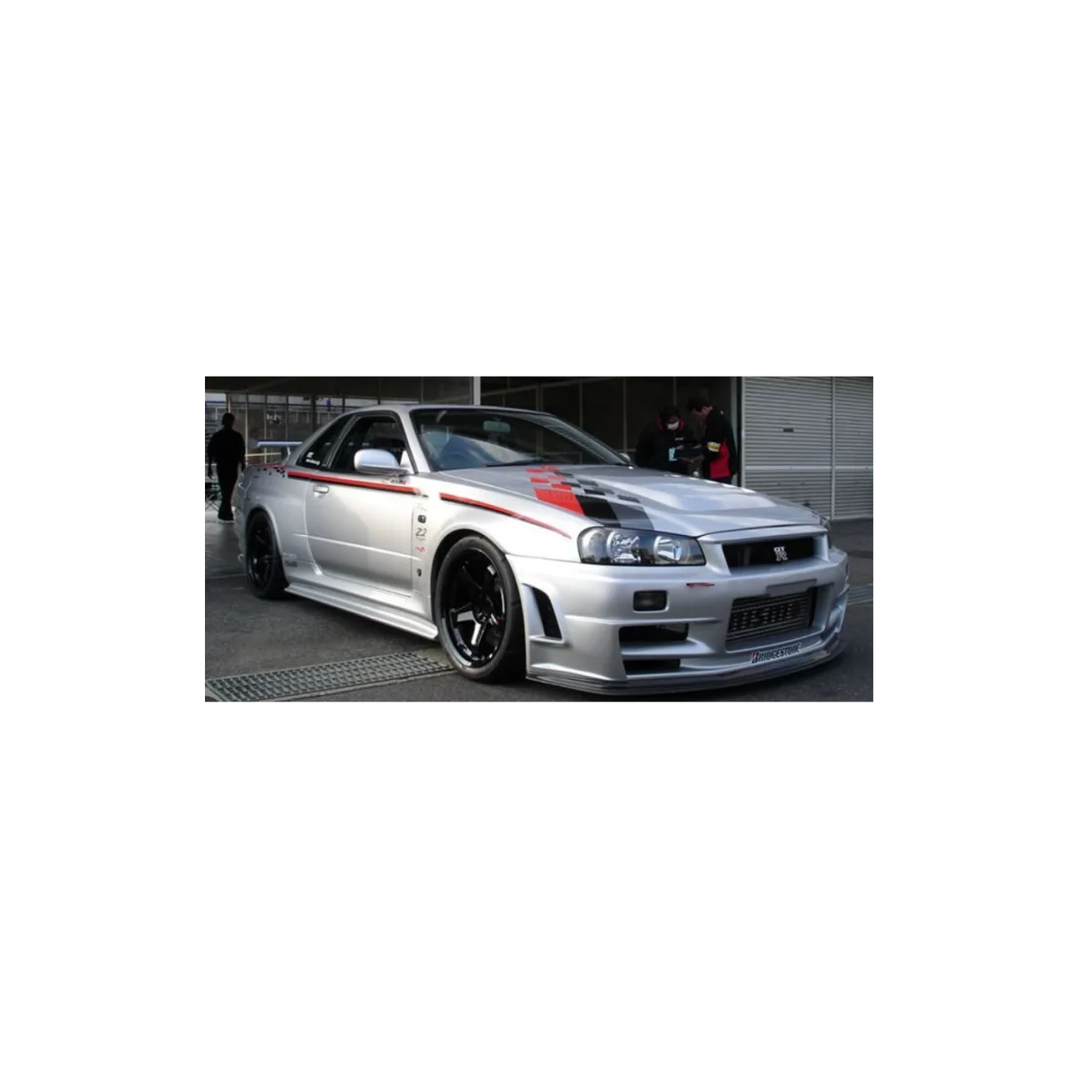 Solido 1804312 nissan skyline gt-r (bnr34) with nismo parts silver 1999 1/18 Die cast