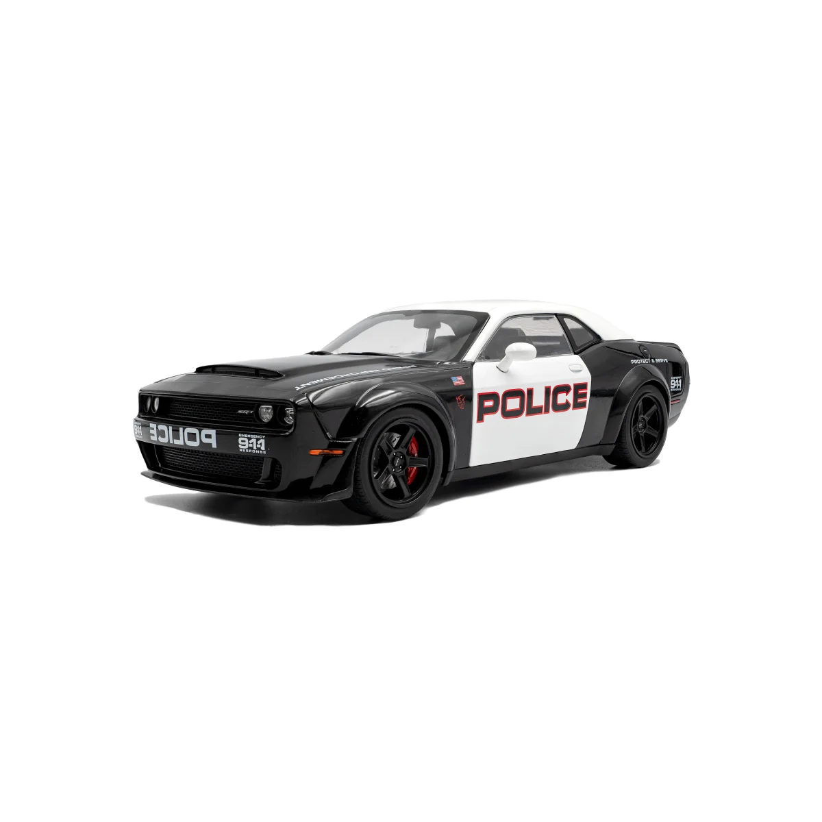 Solido 1805715 miniature dodge challenger demon highway police 2023 1/18 Die cast
