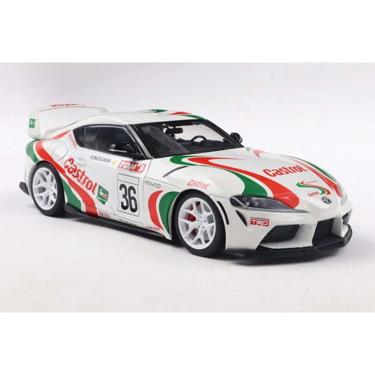 Toyota gr supra toyota racing tribute white 2024 1/18 Die cast - SOLIDO