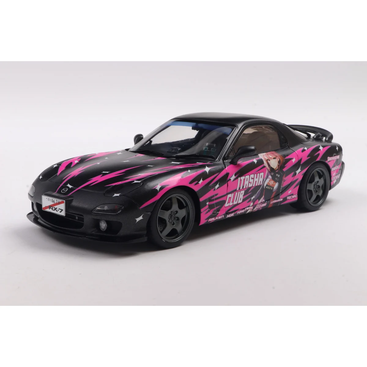 Fd3rs solido works itasha club pink 1999 1/18 Die cast