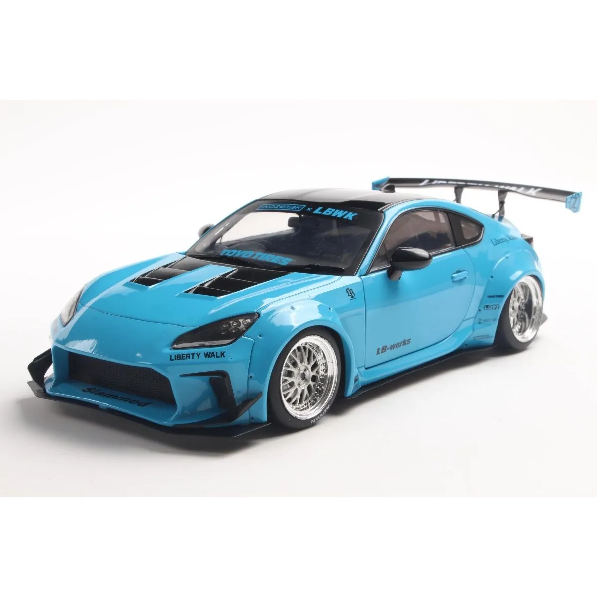 1:18 toyota gr86 lbwk body kit baby blue 2024 Die cast - SOLIDO