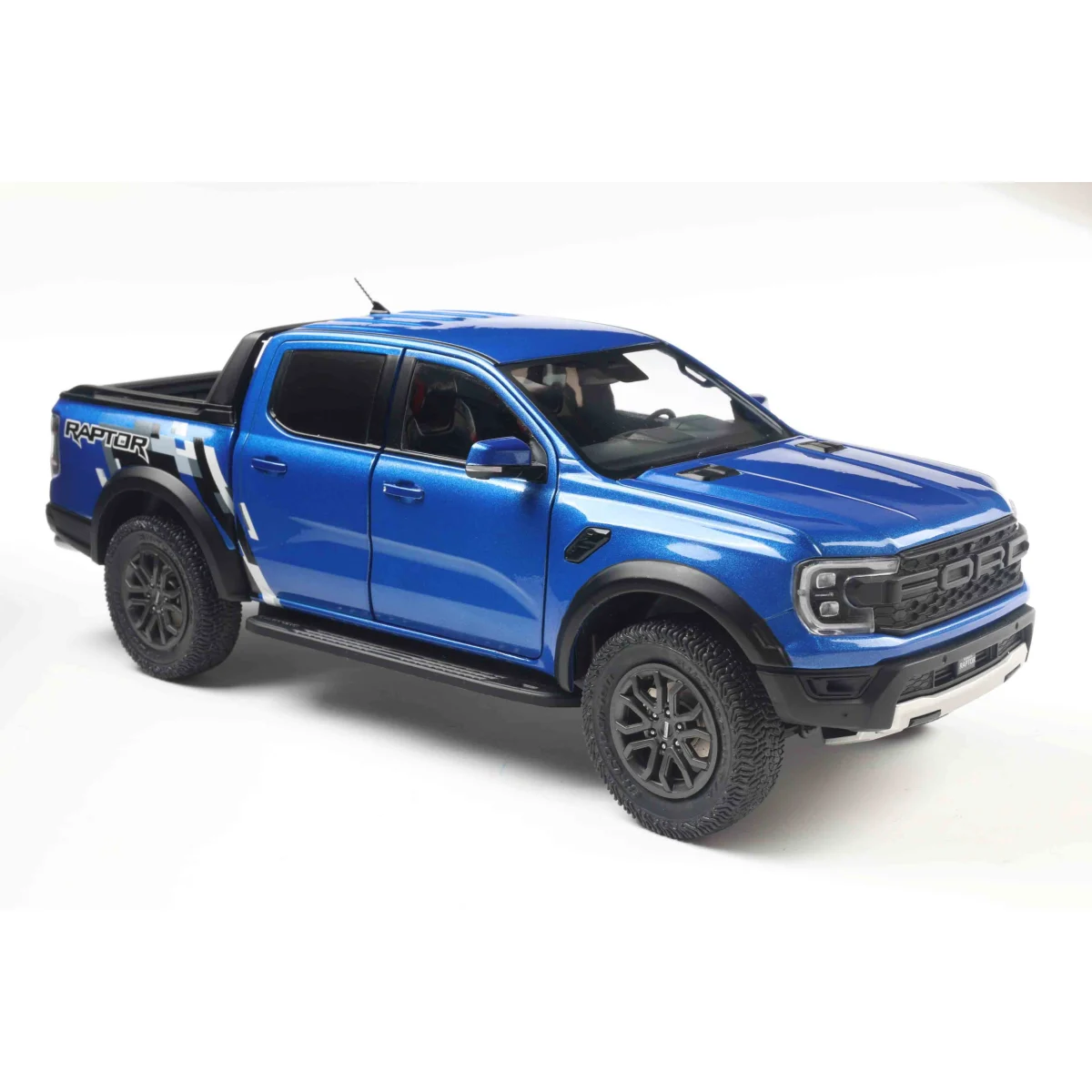 Ford ranger raptor blue lightning 2024 1/18 Die cast - SOLIDO