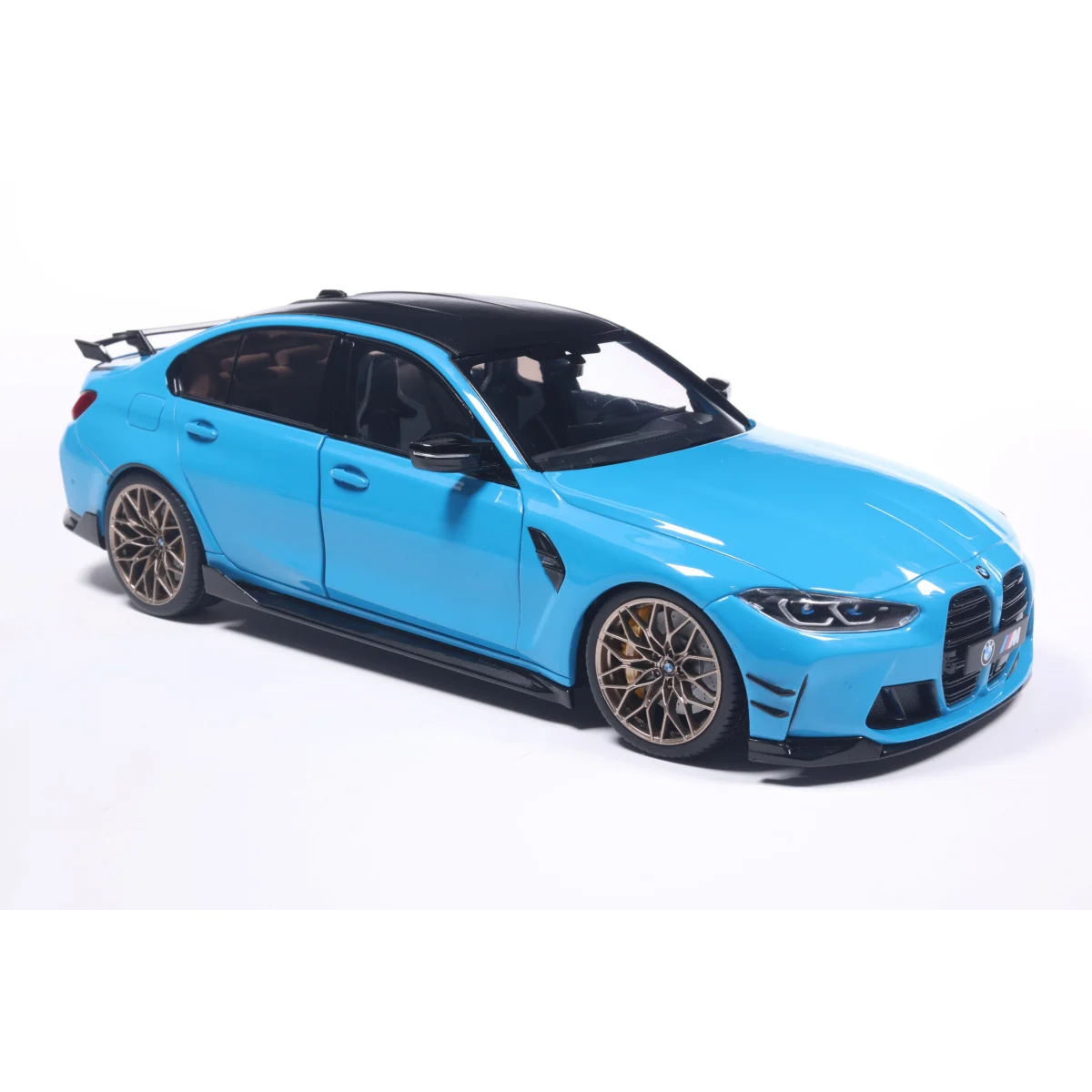 Bmw m3 performance parts daytona beach blue 2024 1/18 Die cast - SOLIDO