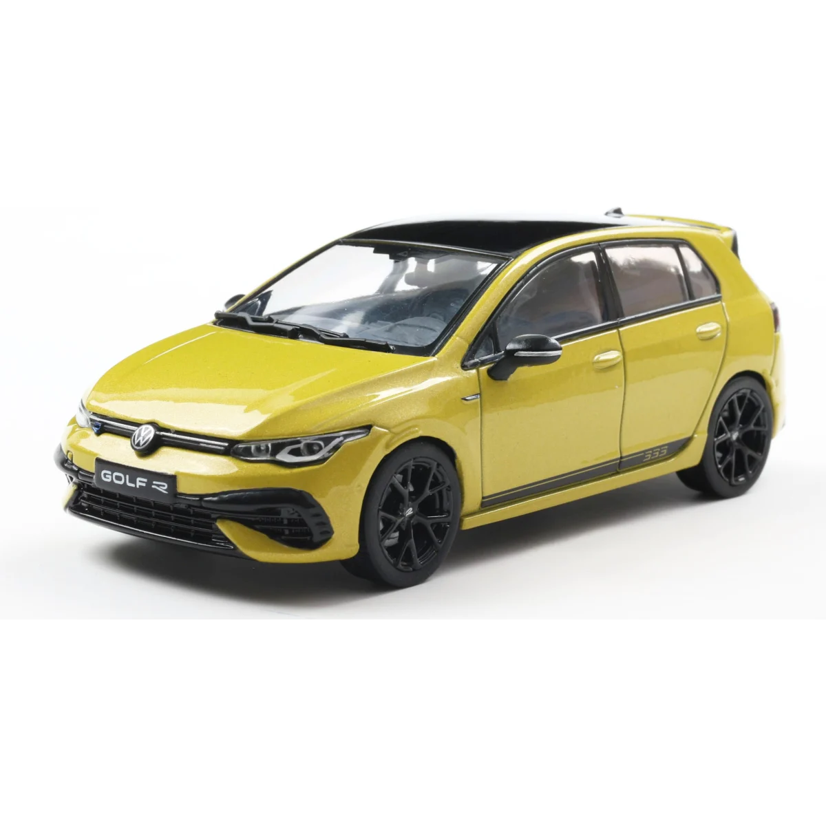 Volkswagen golf r 333 limited edition lime yellow 2023 1/43 Die cast - SOLIDO