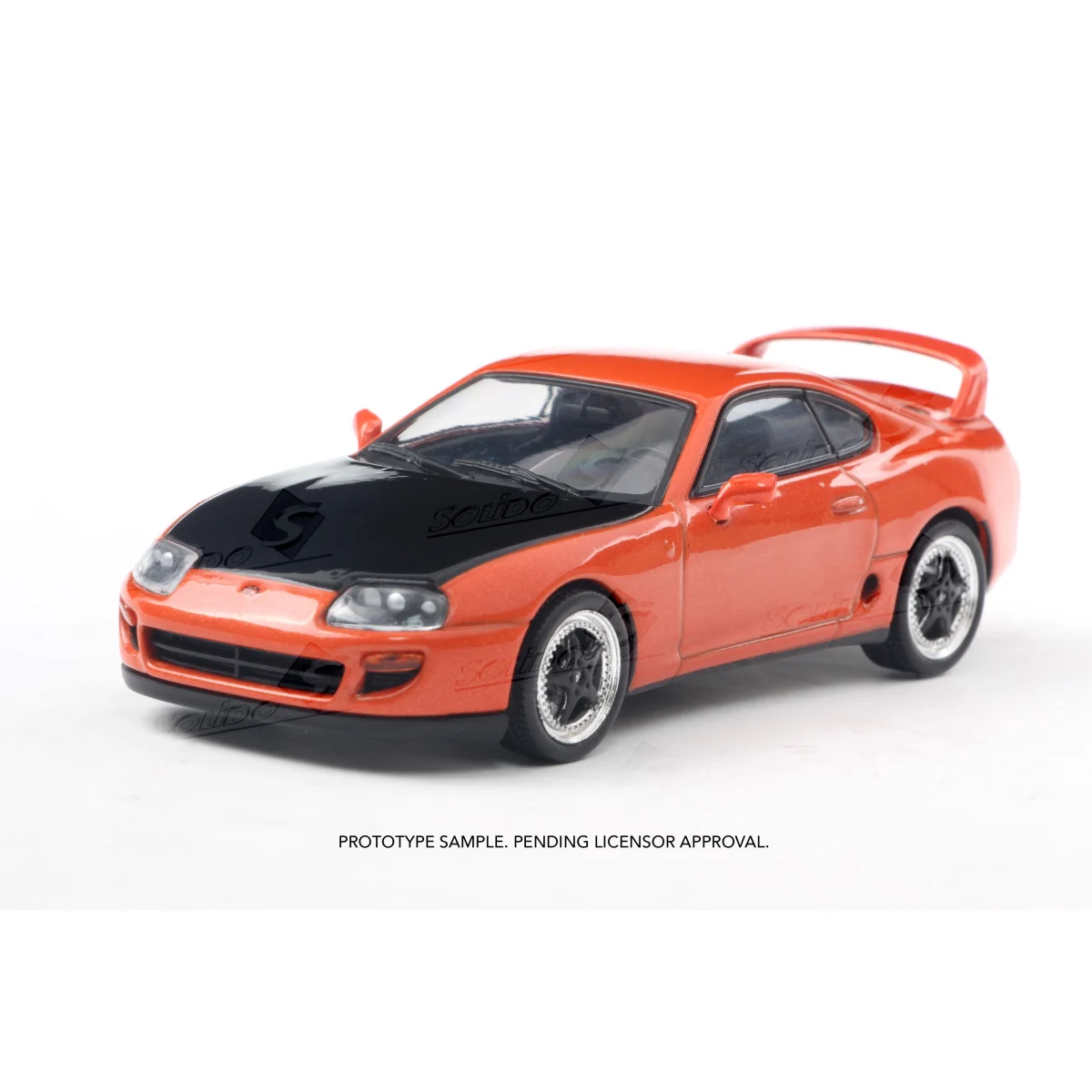 Toyota supra mk.4 orange custom 2001 1/43 Die cast - SOLIDO