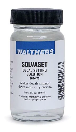 Walthers 904-470 Solvaset Decal Setting Solvent (2oz)