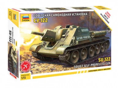Zvezda 5043 1/72 Soviet Su122 Self-Propelled Tank Destroyer (Snap)