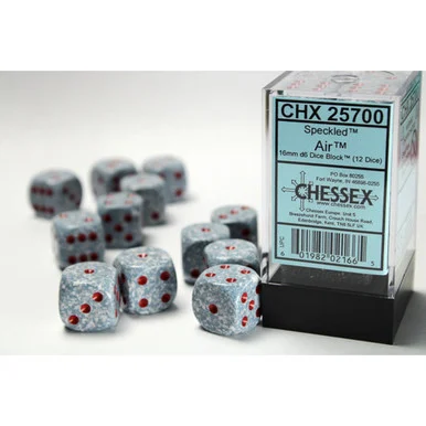 25700 - Speckled® 16mm d6 Air Dice Block™ (12 dice)