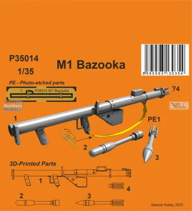 SPHP35014P 1:35 Special Hobby M1 Bazooka