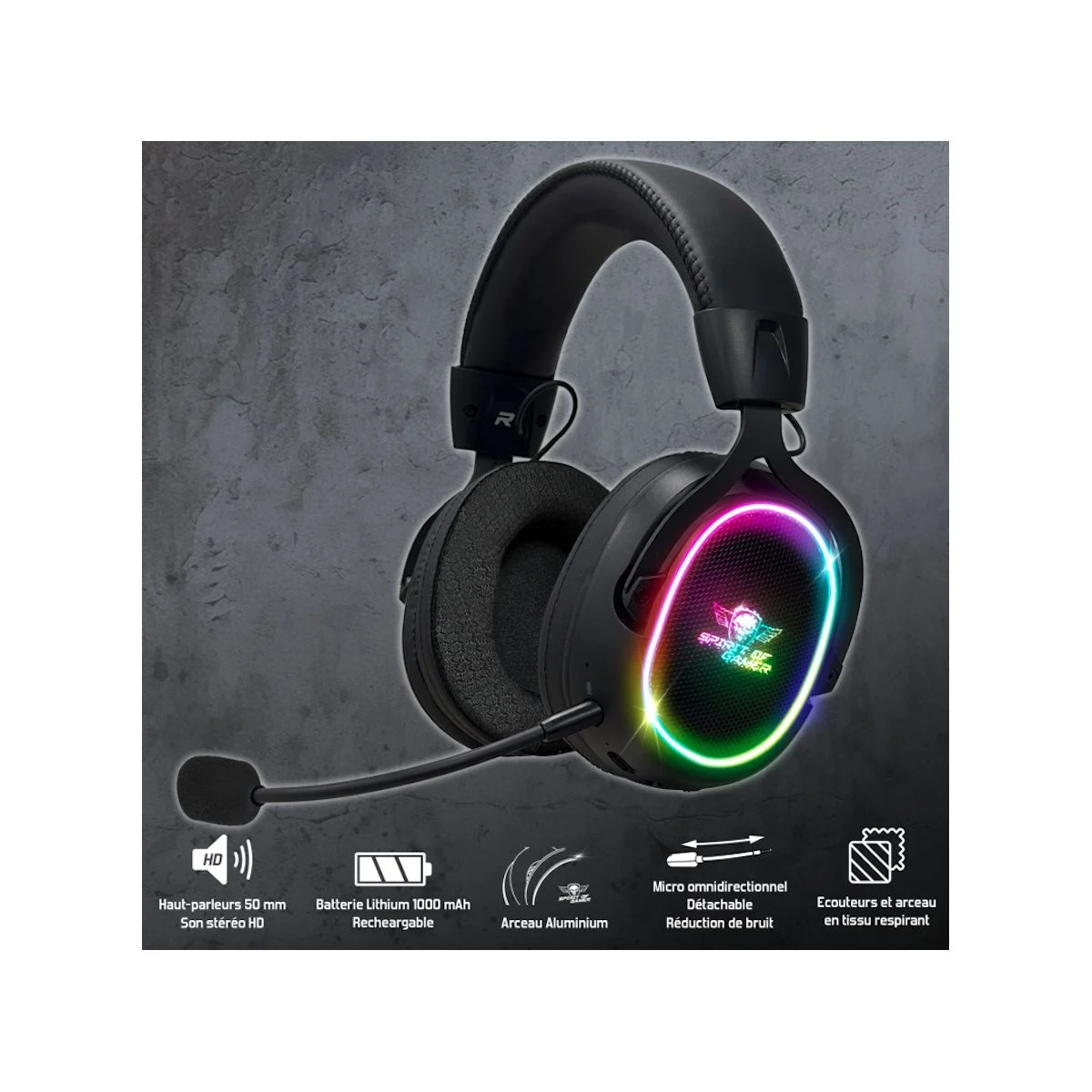 XPERT H1200 Wireless Headset - Black - PS4/PS5/SWITCH/SWITCH lite/PC/Mac