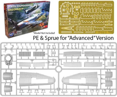 1/48 Miniart P-47D Razorback Advanced Parts Pack