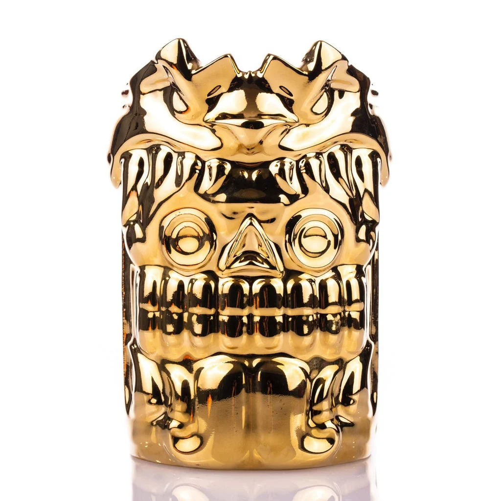 Mouth of the Serpent Designer Series Tiki Mug (Aztec Gold) - Urban Aztec