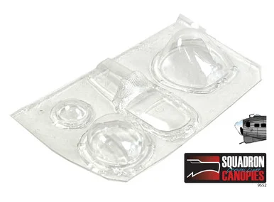 1/48 Squadron Crystal Clear Canopy - Boeing B-17G Flying Fortress Pt.2 (Monogram)