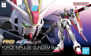 Bandai 5066289 #39 Force Impulse Gundam Spec II Mobile Suit ZGMF-56E2 RG 1/144 Scale Model Kit