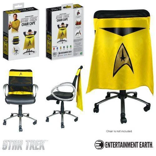 Star Trek: The Original Series Command Gold Uniform Chair Cape - Entertainment Earth