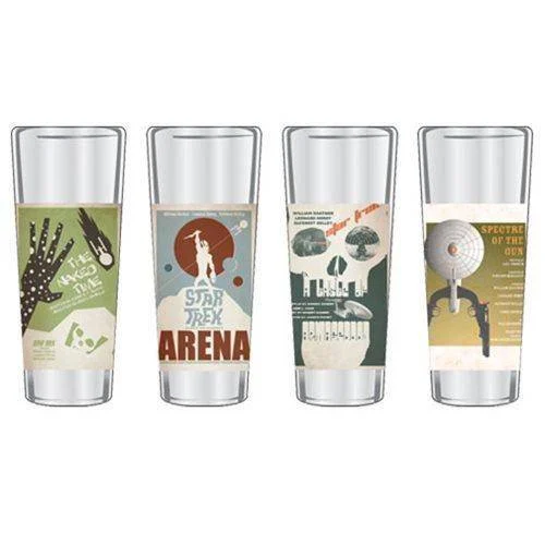 Star Trek The Original Series Fine Art Shot Glasses Set #5 - Bif Bang Pow!