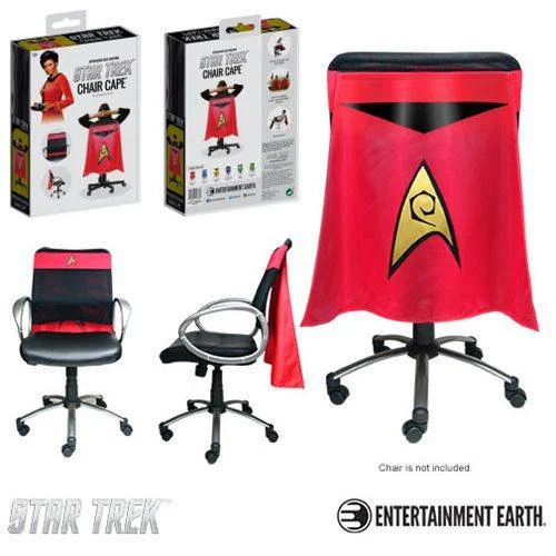 Star Trek: The Original Series Operations Red Uniform Chair Cape - Entertainment Earth