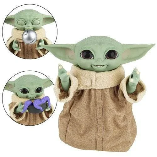 Star Wars Galactic Snackin Grogu Animatronic Toy Figure - Hasbro
