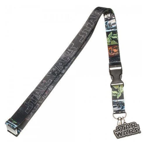 Star Wars Multi Character Lanyard - Bioworld