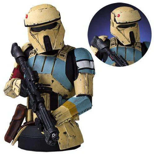Star Wars Rogue One Scarif Shoretrooper Yellow Mini Bust - Gentle Giant