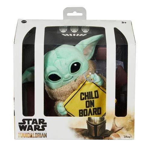 Star Wars The Mandalorian The Child On Board Plush Sign - Mattel
