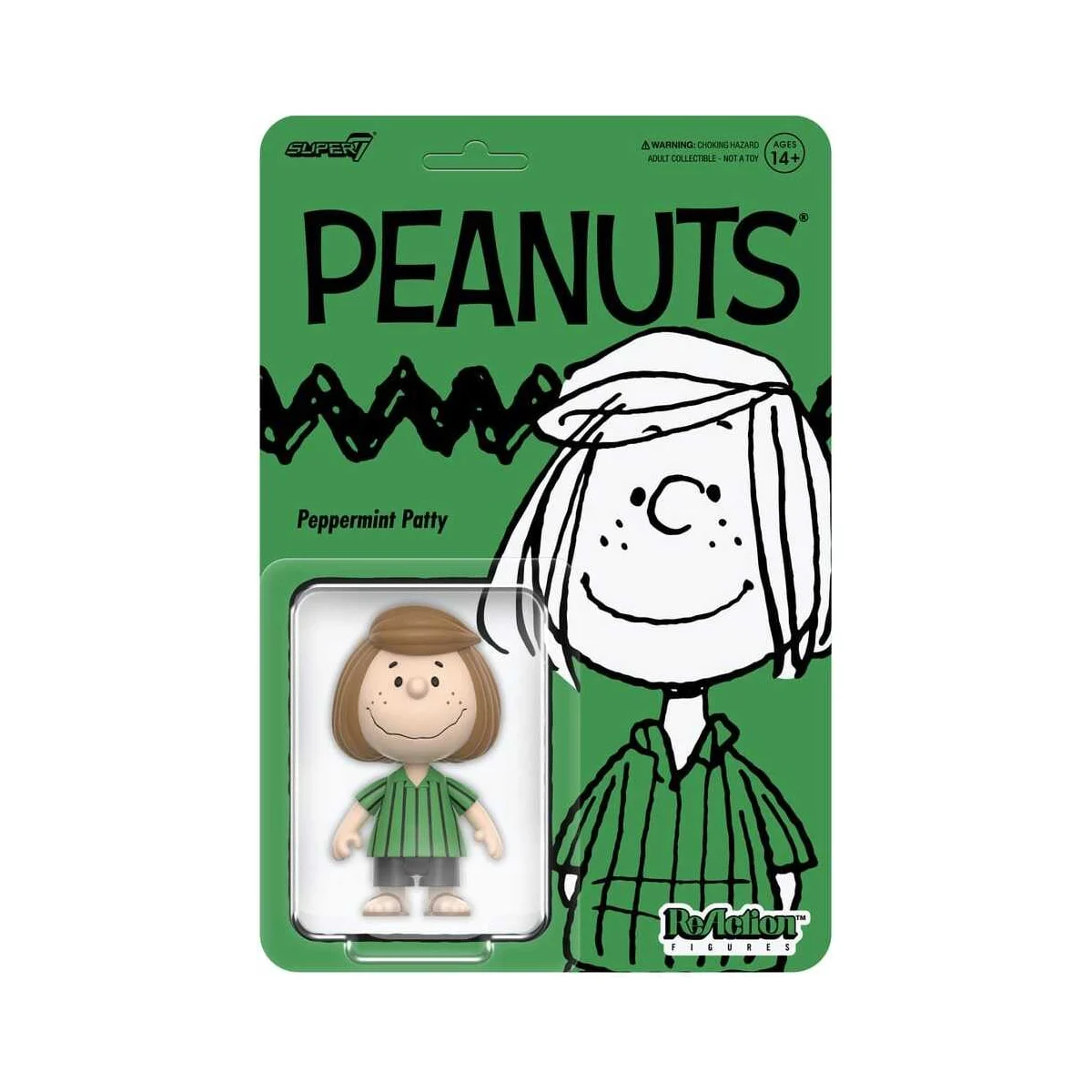 Peanuts ReAction figure Wave 09 Peppermint Patty Figurine - Super7