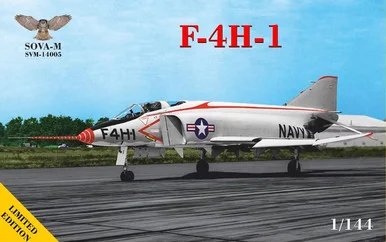 1/144 Sova-M F4H-1 Phantom (1959 Flight tests) Plastic Model Kit