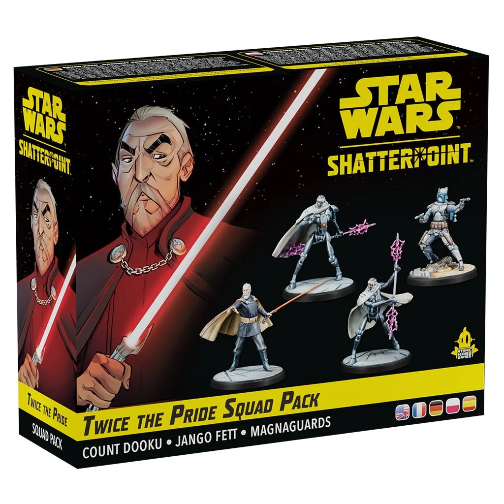 Star Wars Shatterpoint Twice The Pride Count Dooku Squad Pack Miniatures - Atomic Mass Games