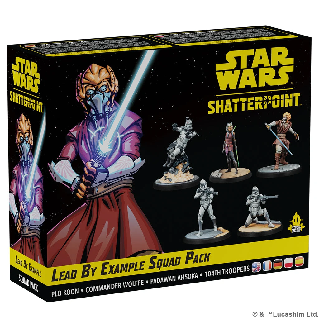 Star Wars: Shatterpoint – Lead By Example Squad Pack Miniatures - Atomic Mass Games