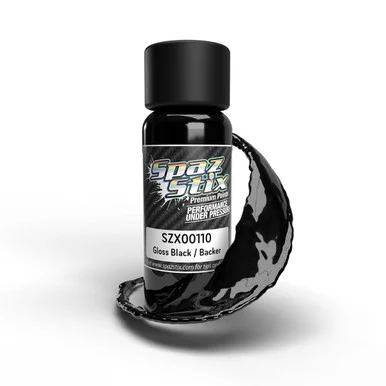 Spaz Stix 00110 High Gloss Black / Backer