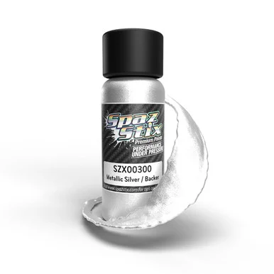 Spaz Stix 00300 Metallic Silver / Candy Backer 2oz