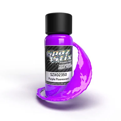 Spaz Stix 02350 Purple Fluorescent Airbrush 2oz