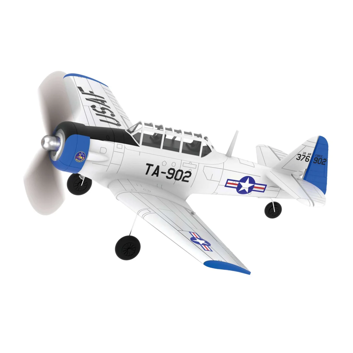Fun2Fly school fighter gray RC plane - T2M