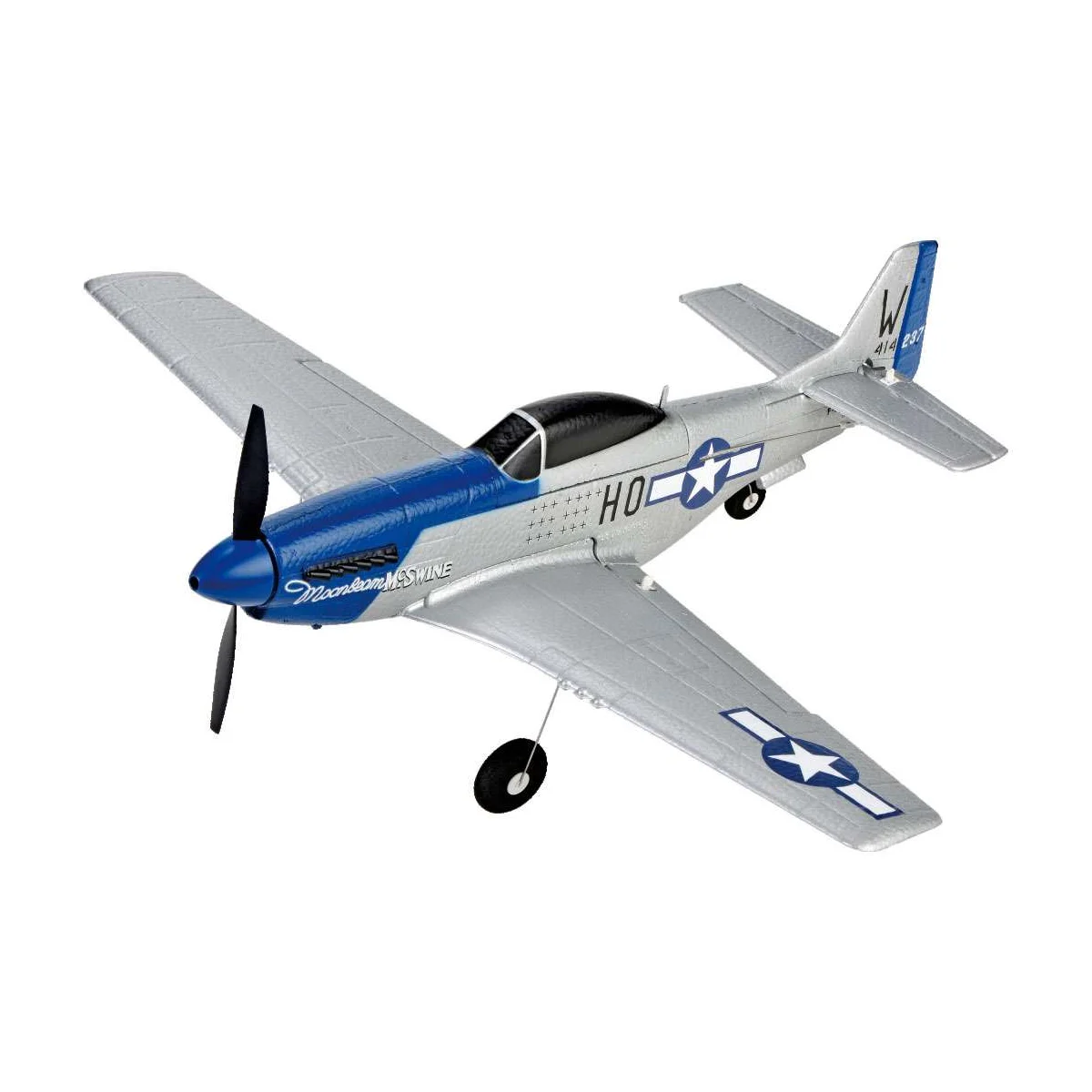 Fun2Fly USAAF fighter blue RC plane - T2M