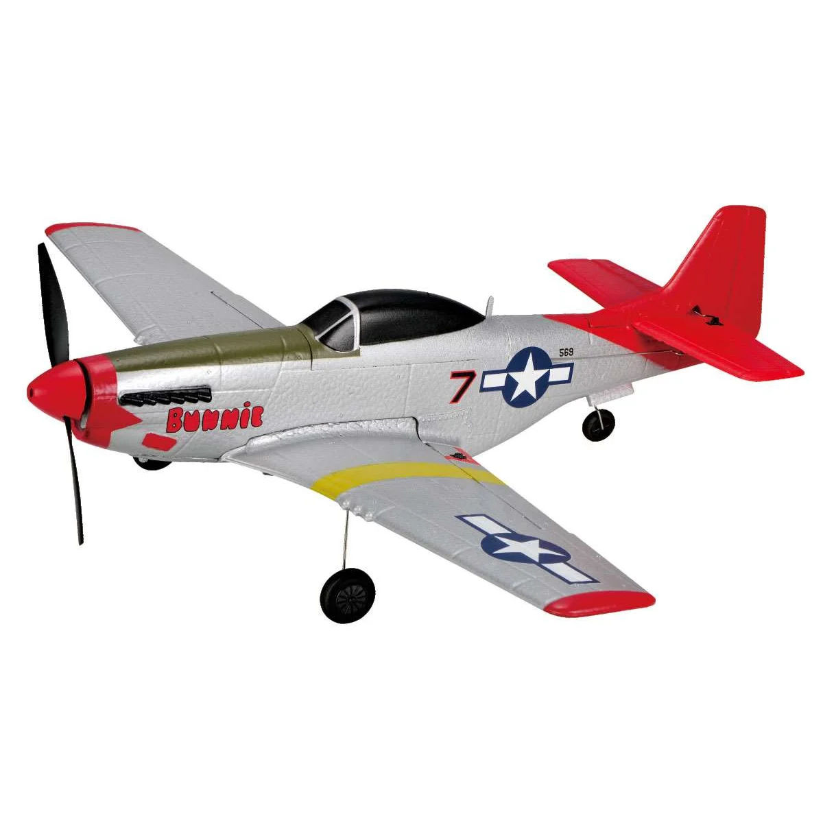 Fun2Fly USAAF fighter Red RC plane - T2M