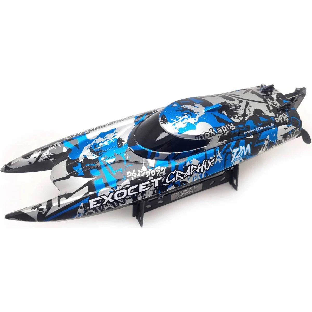 Blue Graphix Exocet RC boat - T2M