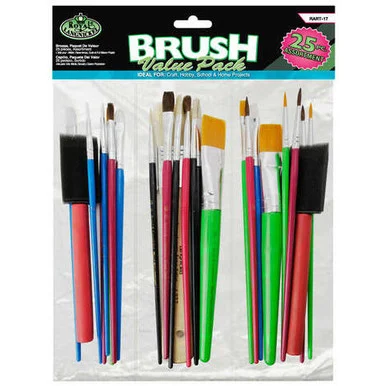 Royal & Langnickel 8940: Assorted Craft Brushes 25Pc