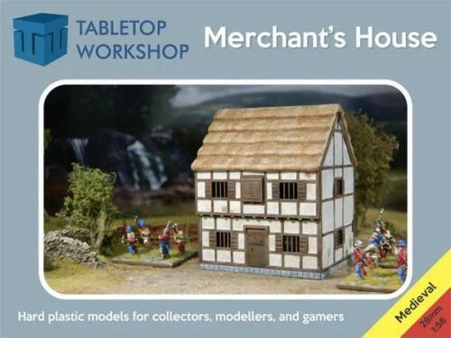 Tabletop Workshop Merchant’s House 28mm Scale Terrain Building