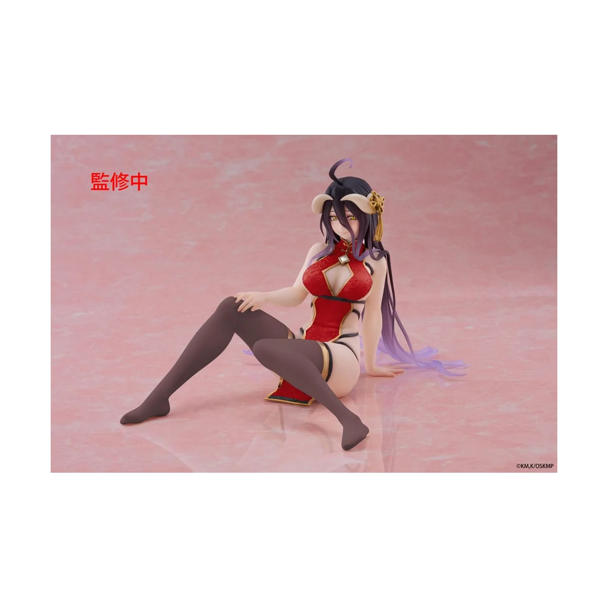 Overlord - Desktop Cute Figure Albedo Chinese Dress Ver. Renewal 13 cm Figurine
