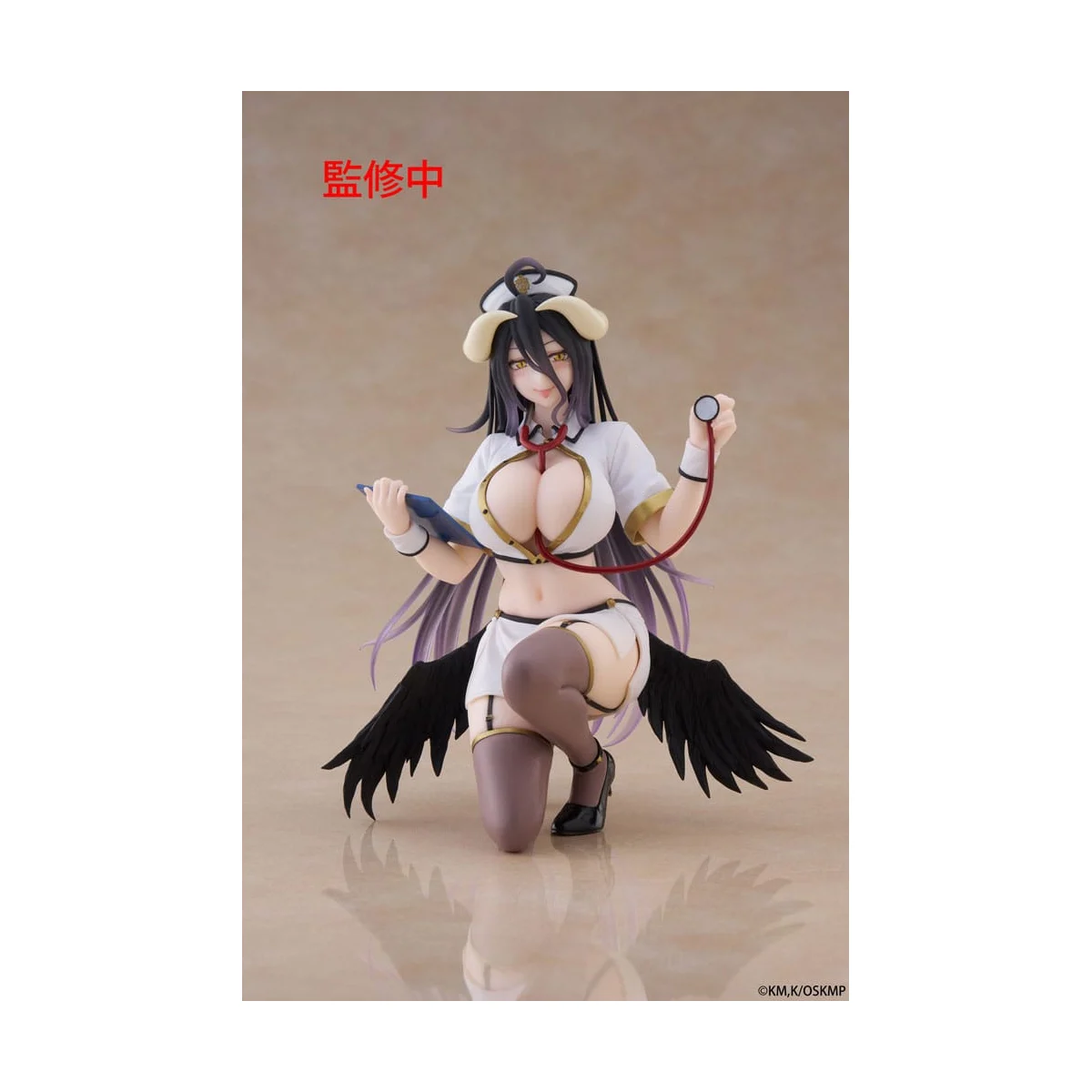 Overlord Figure Desktop Cute Figure Albedo Nurse Ver. Renewal 13 cm Figurine - Taito Prize