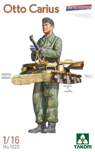 1/16 Otto Carius Figure - TAK01020