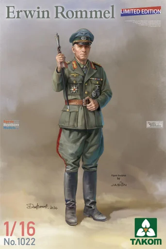 TAK01022 1:16 Takom Erwin Rommel Figure
