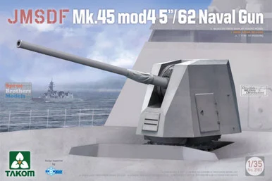 TAK02183 1:35 Takom JMSDF Mk.45 Mod4 5"/62 Naval Gun