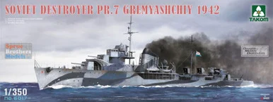 TAK06017 1:350 Takom Soviet Destroyer PR.7 Gremyashchiy 1942