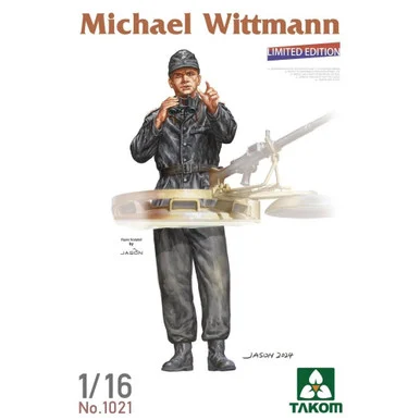 1/16 Takom Michael Wittman Figure Plastic Model Kit