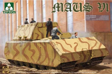 1/35 Takom German Super Heavy Tank Maus V1 Plastic Model Kit
